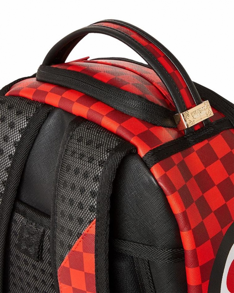 Red Men's Sprayground Looney Tunes Backpacks | AEDC65198