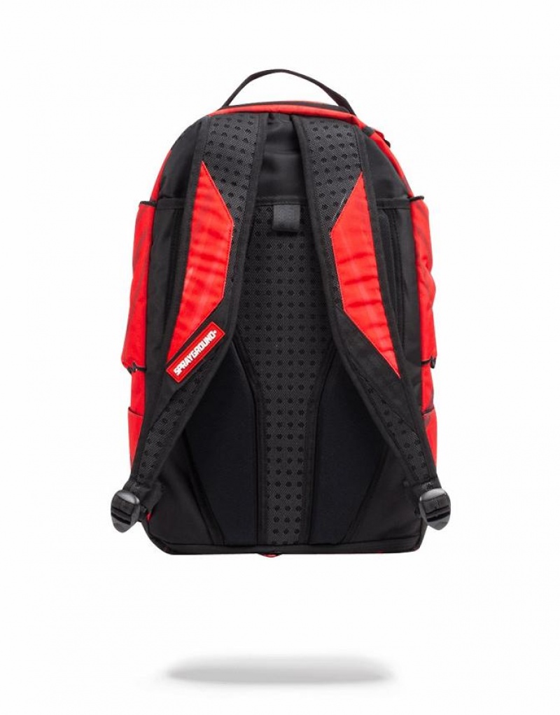 Red Men's Sprayground Superman Cape Wings Backpacks | XPHB79613