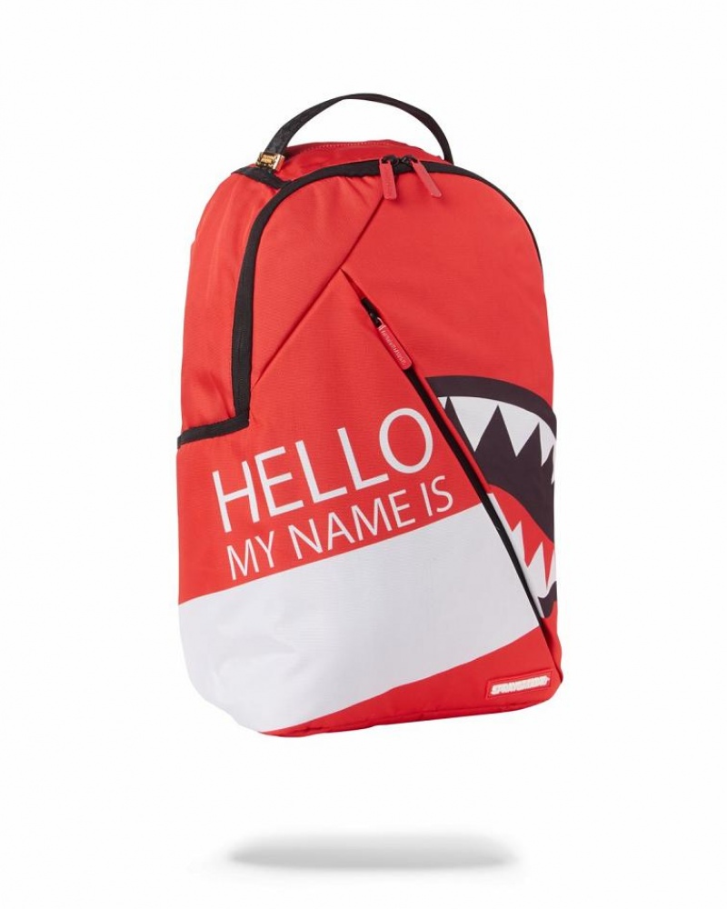 Red Men's Sprayground The Remix Backpacks | AOVP56812