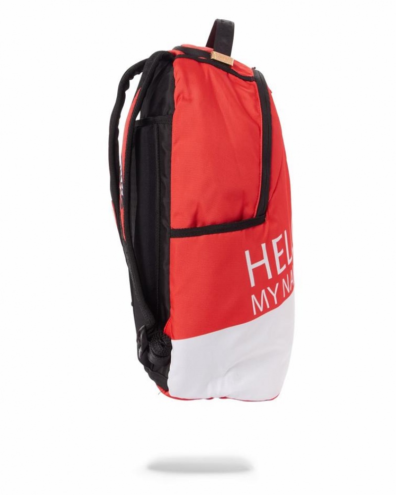 Red Men's Sprayground The Remix Backpacks | AOVP56812