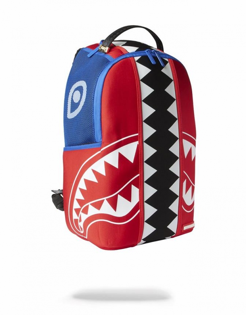 Red Men's Sprayground Winners Take All Backpacks | YKUW39154