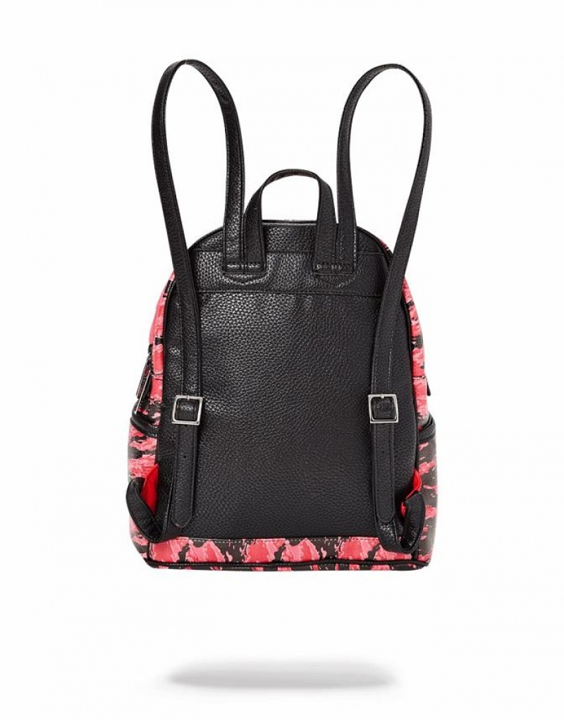 Red Women's Sprayground Camo Sharkmouth Savage Savage | XEOY97184