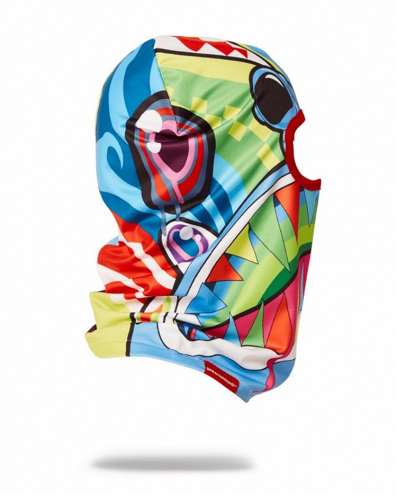 Red Women's Sprayground Mind Trip Ski Mask | AYOR45129