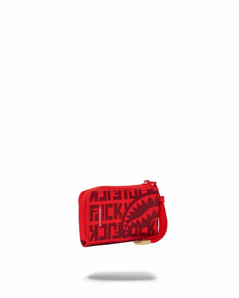 Red Women's Sprayground Veni Vidi Vici Wallets | YZBU71463