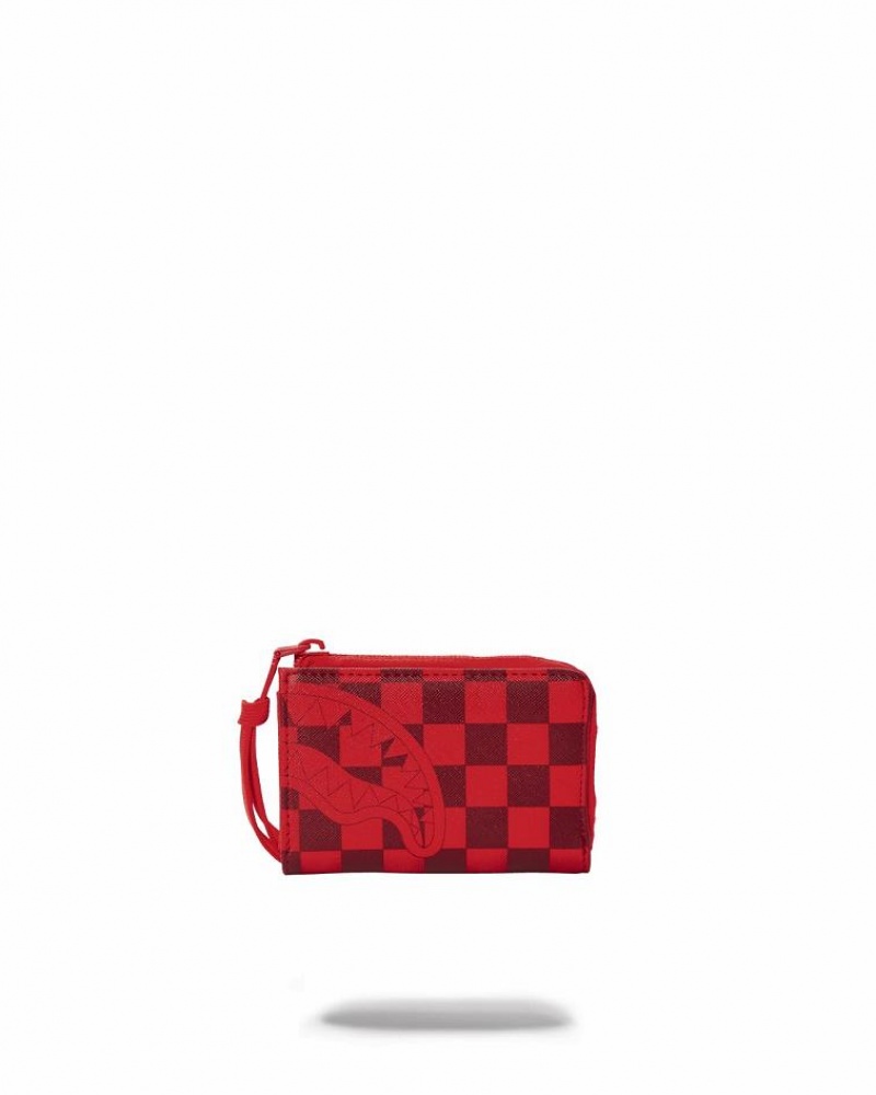 Red Women's Sprayground Veni Vidi Vici Wallets | YZBU71463