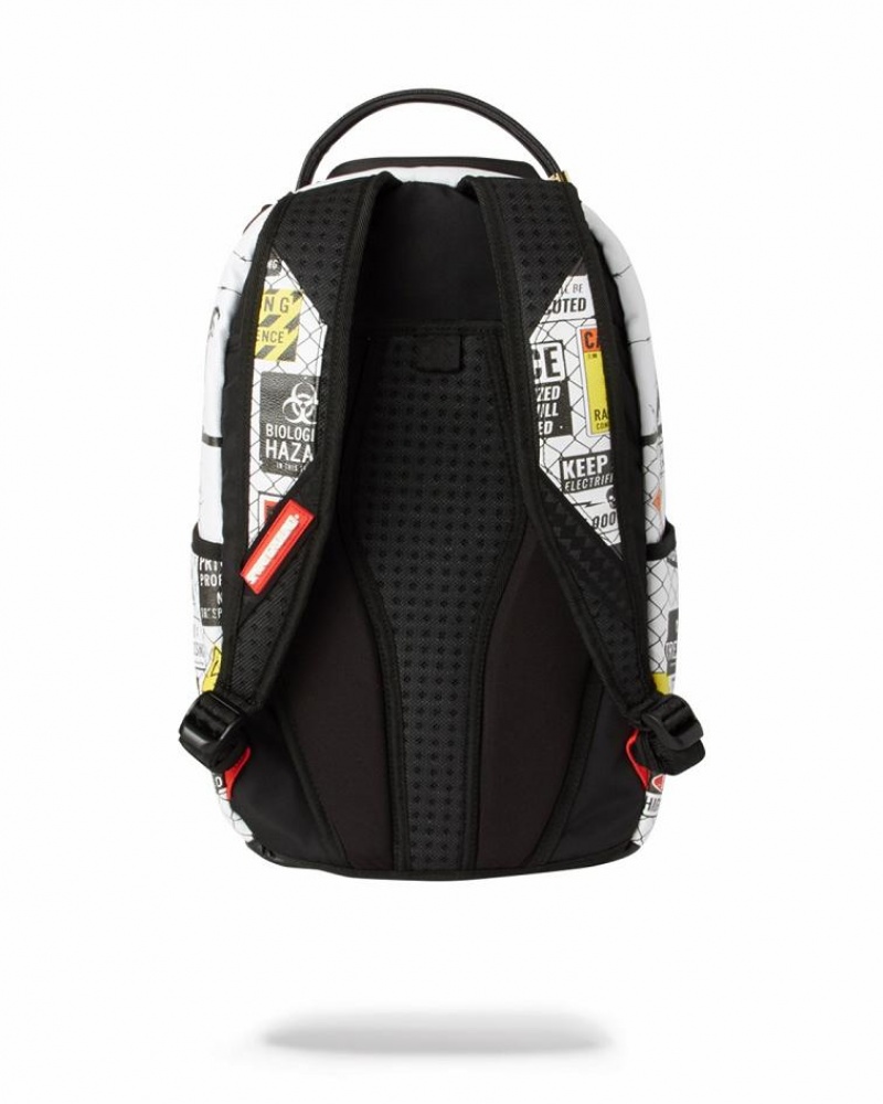 White Black Men's Sprayground We Are The Kids Backpacks | LIFN10493