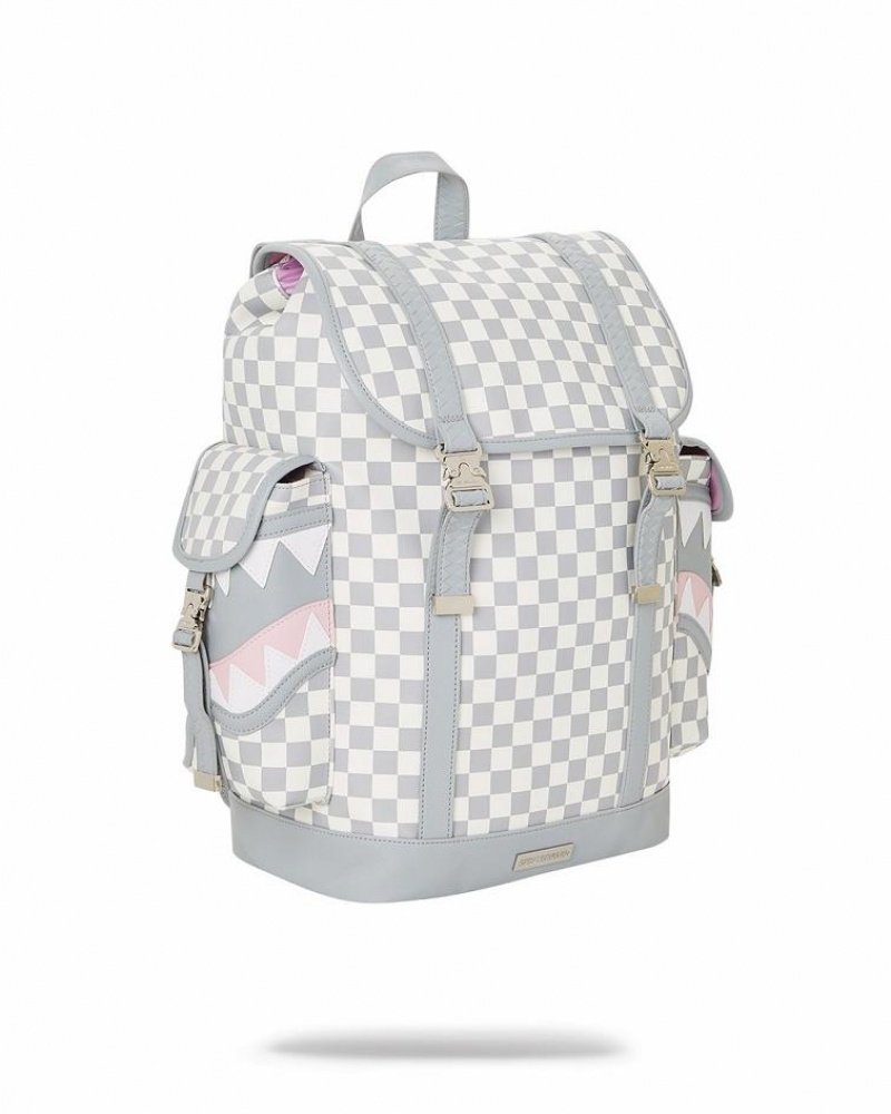 White Men's Sprayground Air To The Throne Jetset Monte Carlo | UIMB43289