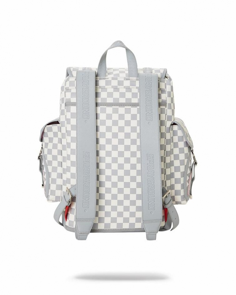 White Men's Sprayground Air To The Throne Jetset Monte Carlo | UIMB43289