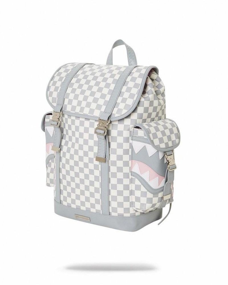 White Men's Sprayground Air To The Throne Jetset Monte Carlo | UIMB43289