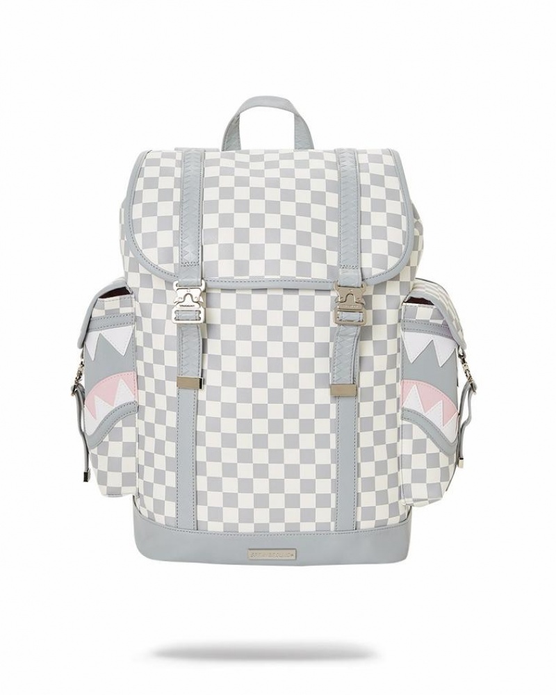 White Men\'s Sprayground Air To The Throne Jetset Monte Carlo | UIMB43289