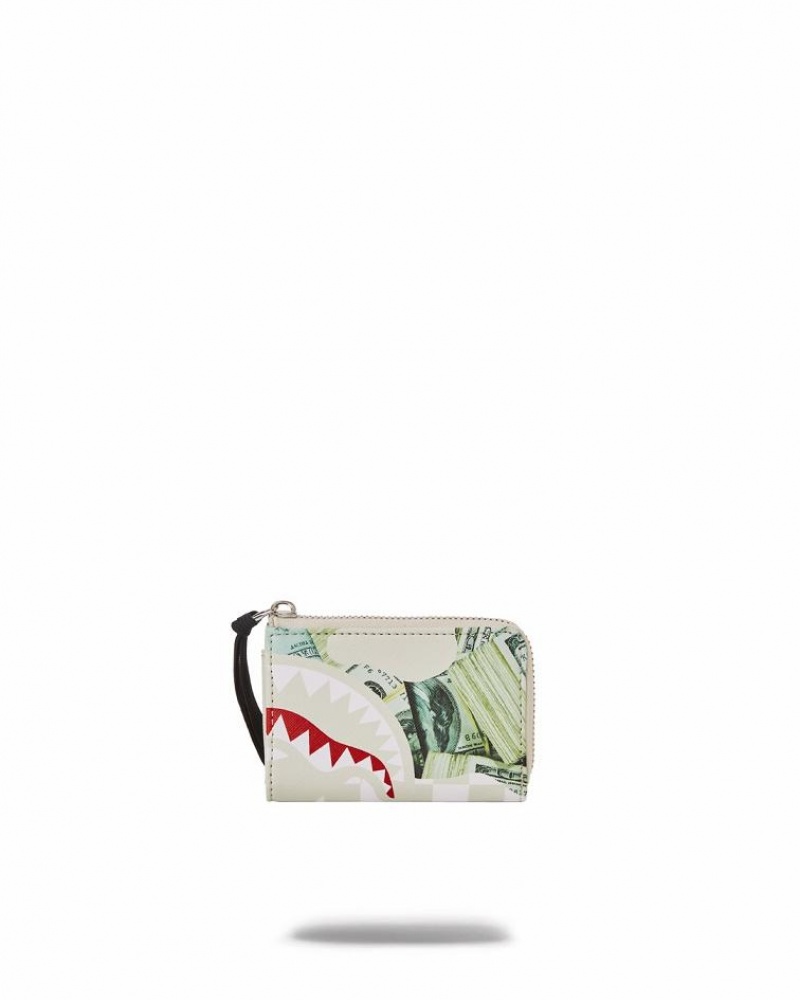 White Men's Sprayground Ferociou$ Wallets | XKUY49860