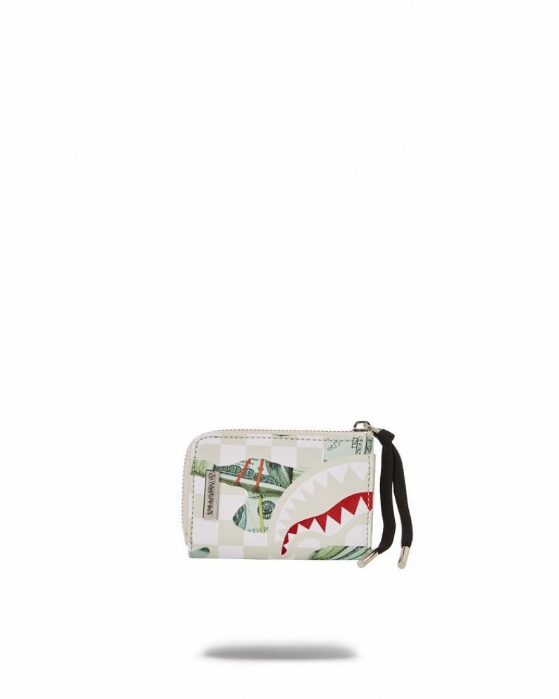 White Men\'s Sprayground Ferociou$ Wallets | XKUY49860