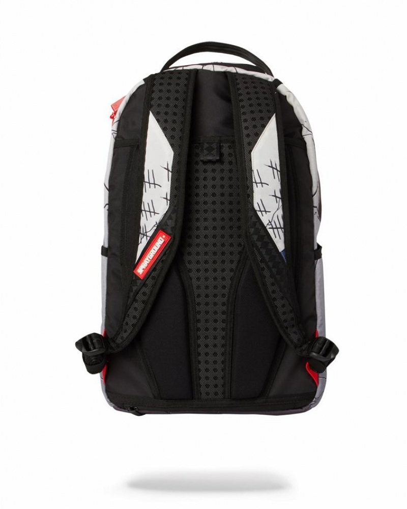 White Men's Sprayground Monopoly Backpacks | ALVS45730