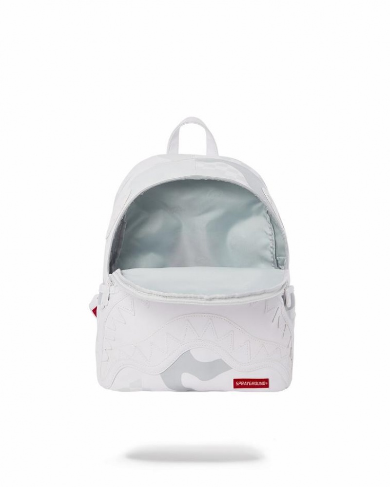 White Women's Sprayground 3am Le Blanc Savage | NBOT40729