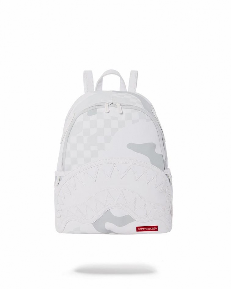 White Women\'s Sprayground 3am Le Blanc Savage | NBOT40729