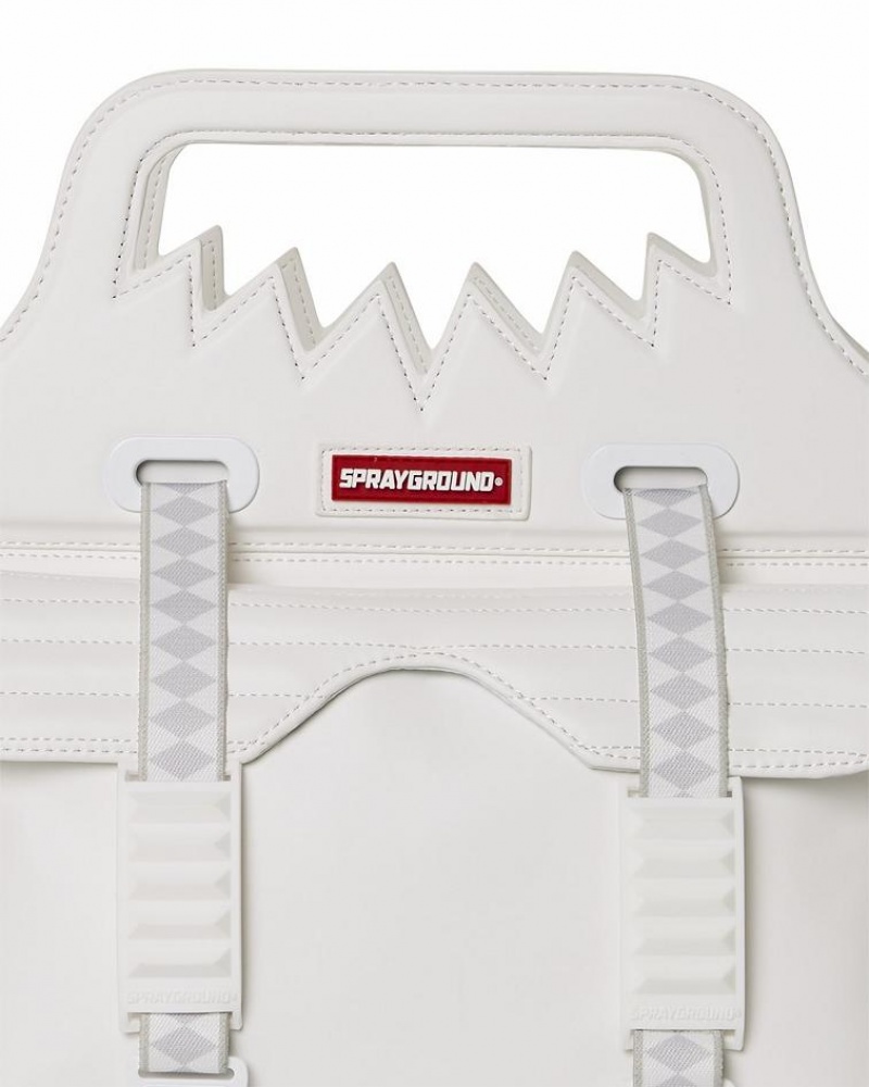 White Women's Sprayground Future Traveler Tote Bags | JNDM27641