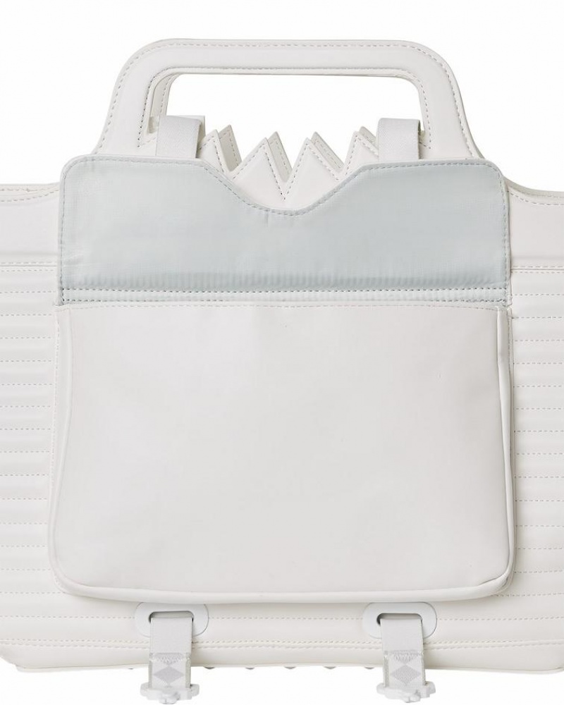 White Women's Sprayground Future Traveler Tote Bags | JNDM27641