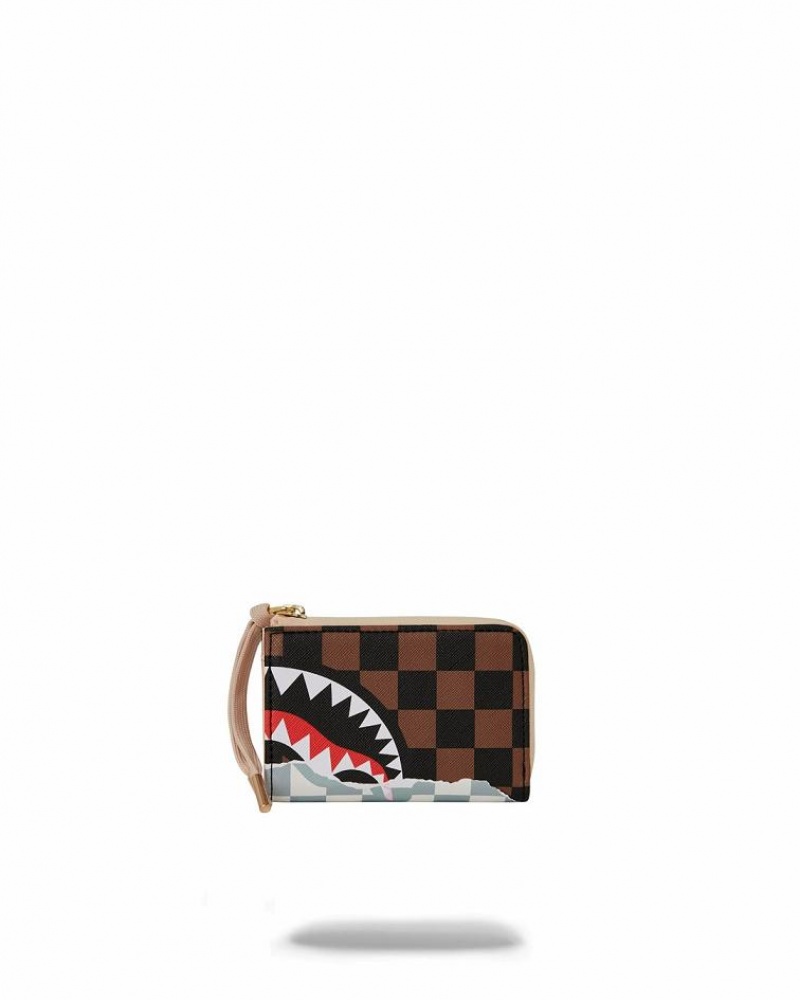 White Women's Sprayground Unstoppable Endeavors Ii Wallets | XVNS52943