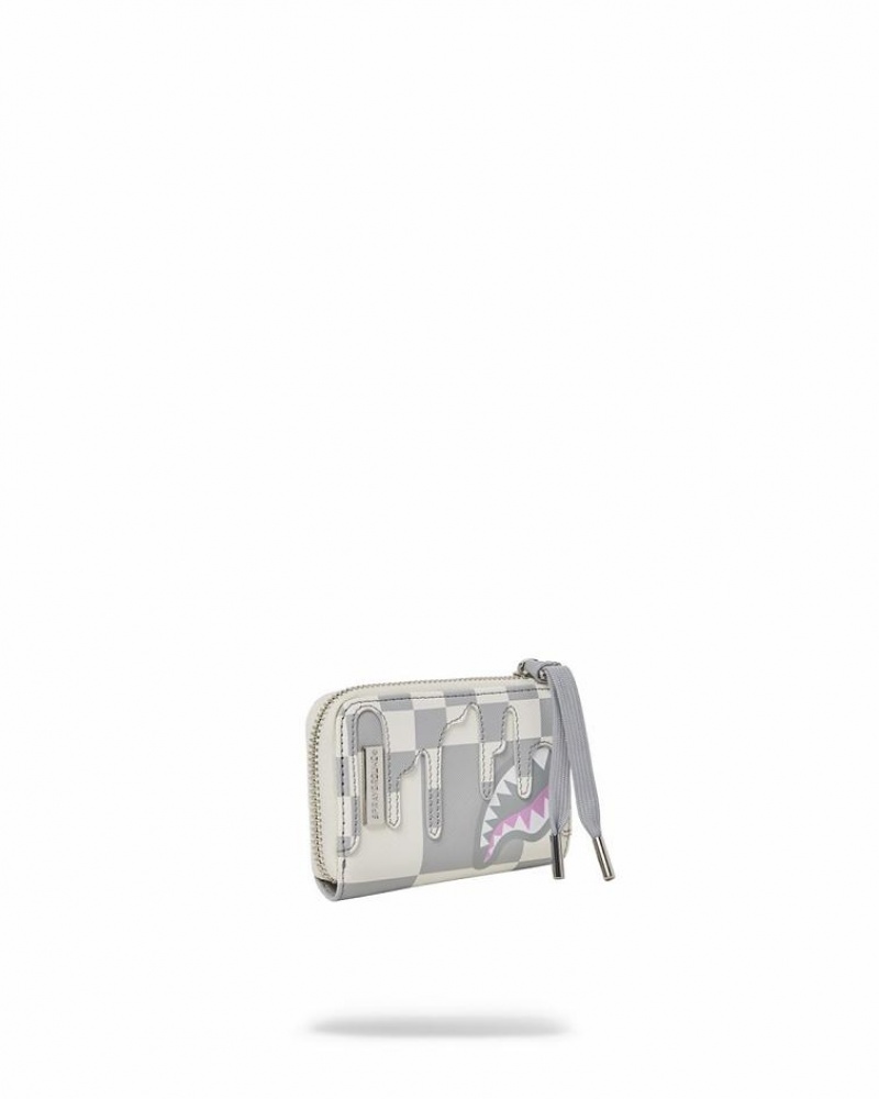 White Women's Sprayground Xtc La Palais Wallets | VUCL54019