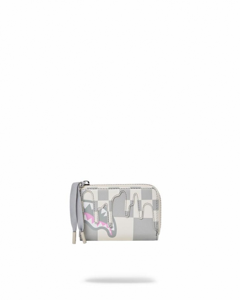 White Women's Sprayground Xtc La Palais Wallets | VUCL54019