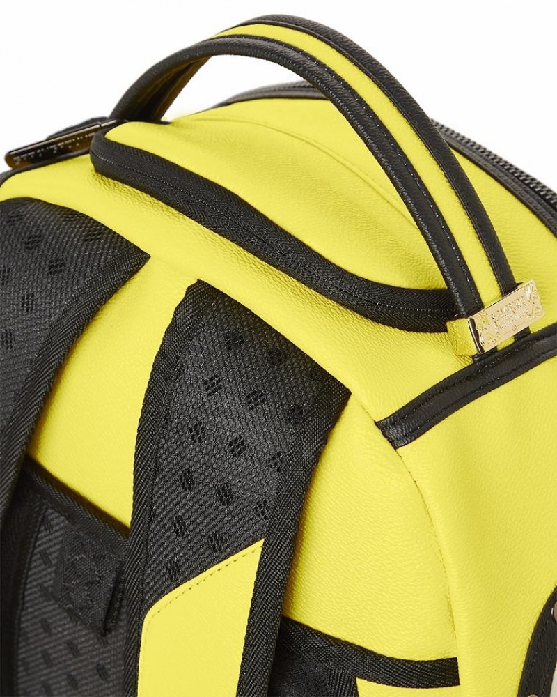 Yellow Men's Sprayground Adrenaline Rush Backpacks | FISN05983