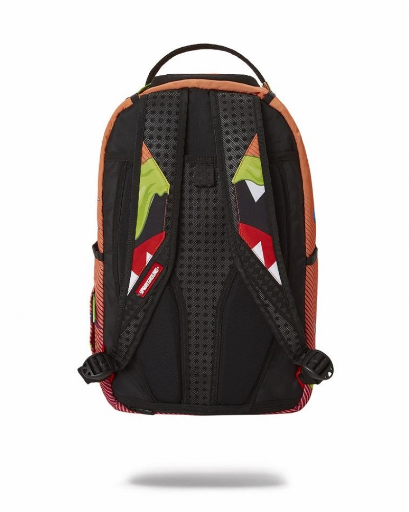 Yellow Men's Sprayground Nickelodeon Backpacks | VGCS03918