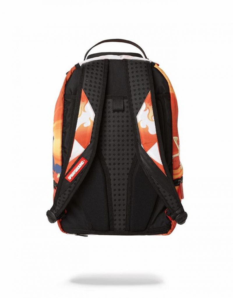 Yellow Men's Sprayground Pokemon Backpacks | HBJP96187