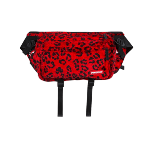 RED LEOPARD CROSSBODY TRANSPORTER
