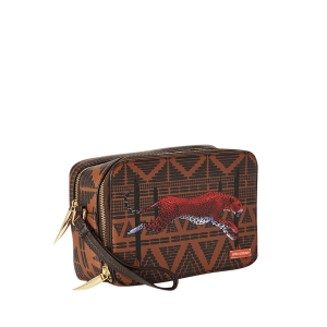 LEOPARDS IN PARIS TOILETRY AKA MONEY BAG