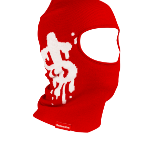 MONEY DRIP SKI MASK (RED)