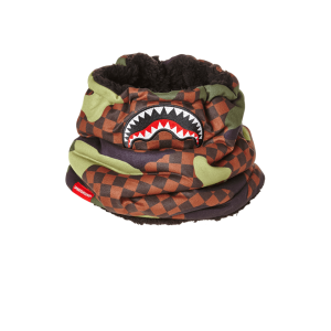 CHECKER CAMO NECK WARMER