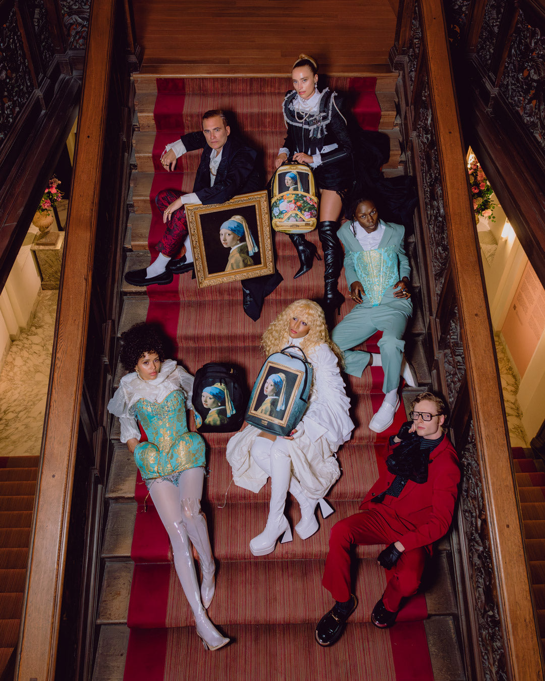 MAURITSHUIS MUSEUM 3D FRAME GIRL WITH A PEARL EARRING COLLAB BACKPACK - Image 10