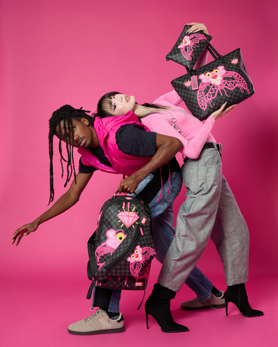 PINK PANTHER DIAMOND SHARK SAVVY CROSSBODY - Image 6