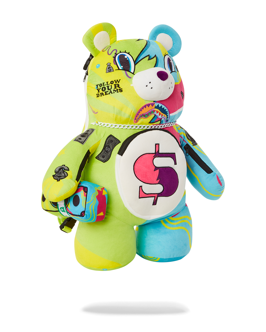 SUPER WEIRD MONEYBEAR TEDDYBEAR BACKPACK - Image 3