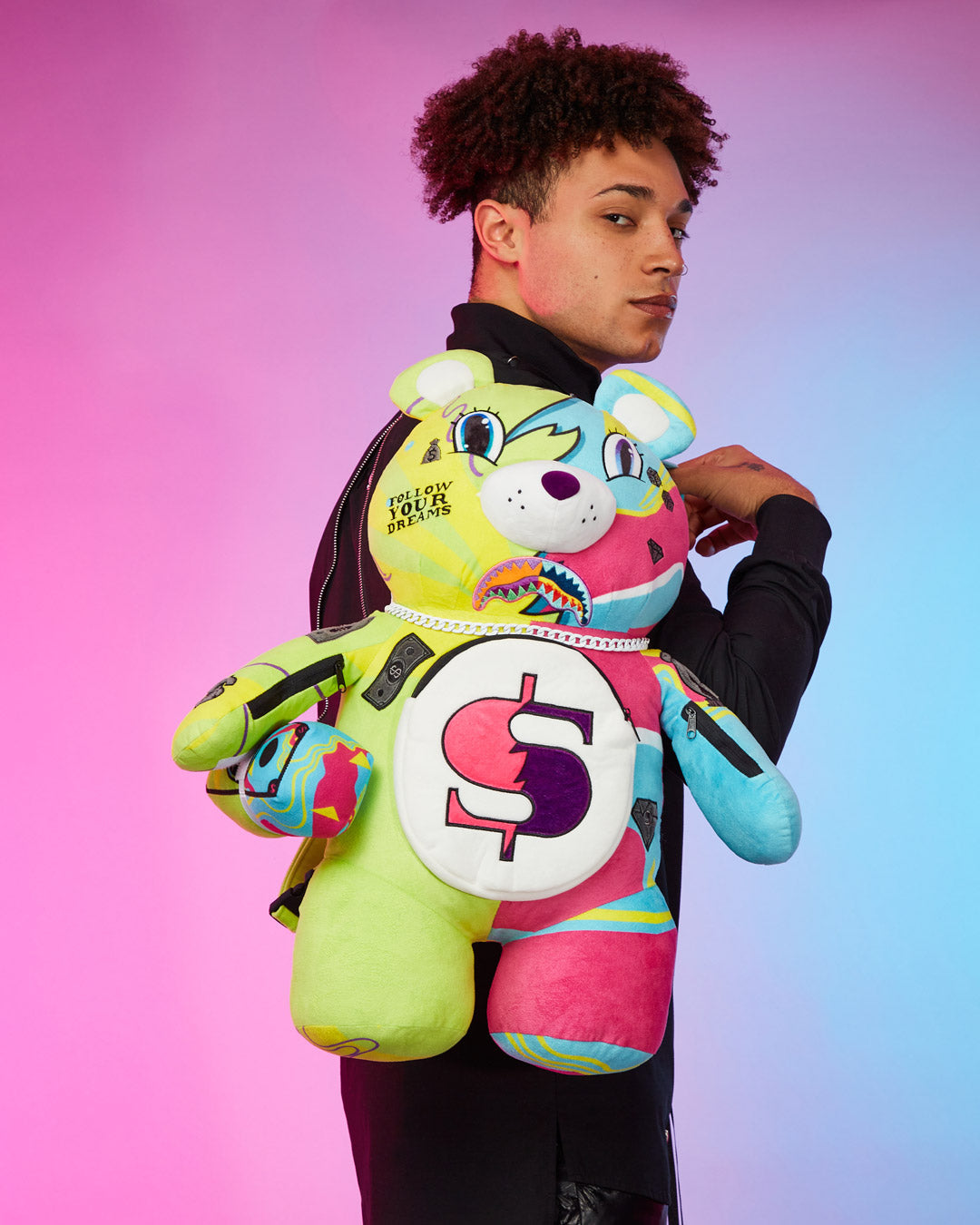 SUPER WEIRD MONEYBEAR TEDDYBEAR BACKPACK - Image 8
