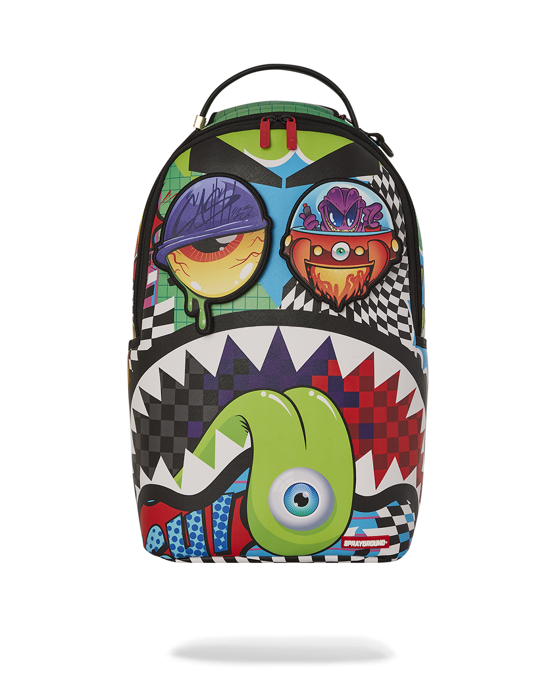 PSYCHO WORLD OF FUN BACKPACK (WITH REMOVABLE VELCRO EYE PATCHES) - Image 3