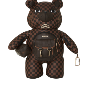 CHECKMATE ROYALE MONEYBEAR TEDDYBEAR BACKPACK