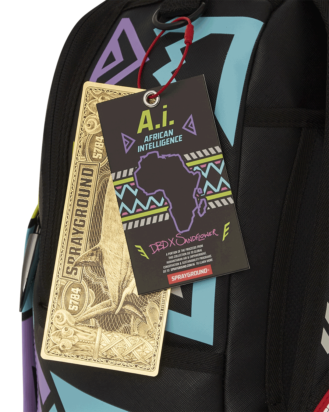 A.I. PATH TO THE FUTURE III BACKPACK ?C SANDFLOWER COLLAB (GLOW IN THE DARK) - Image 25