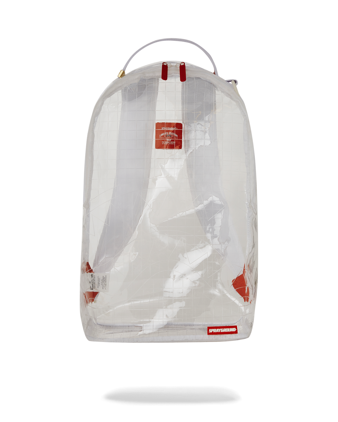 CLEAR VISION SHARKS IN PARIS ?C 100% ALL CLEAR DLX BACKPACK