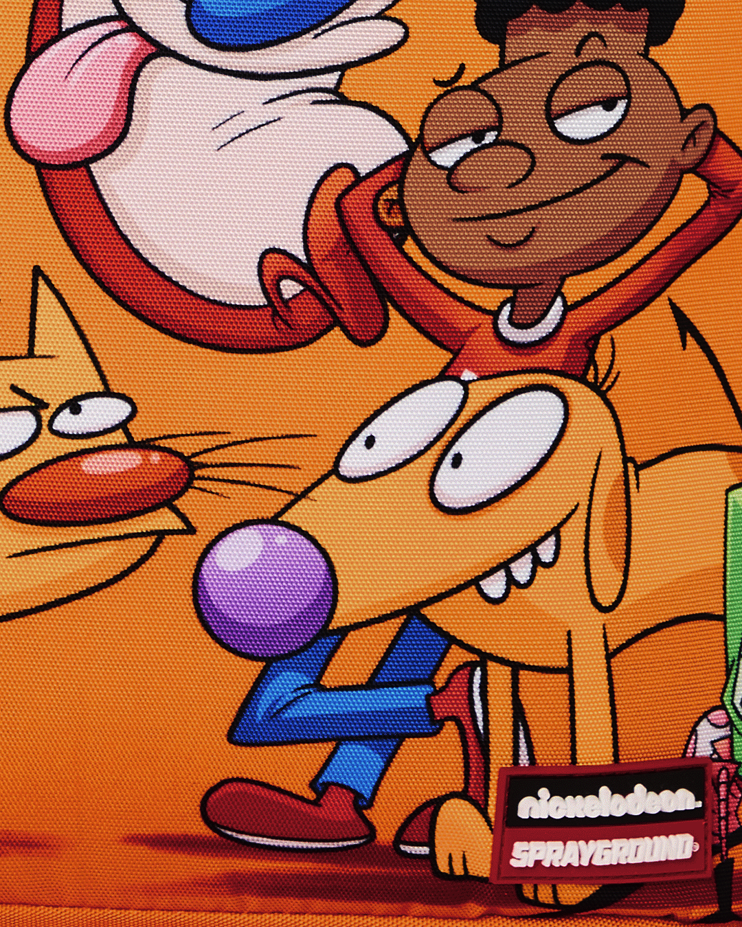 90s NICK CAT DOG SHARK MOUTH DLXSR BACKPACK - Image 9