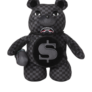 'WHAT THE BEEP' SHARK MONEYBEAR TEDDYBEAR BACKPACK