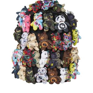PACK OF BEARS REAL PLUSH BEARS RUNWAY PIECE BACKPACK ?C SUPER EXCLUSIVE