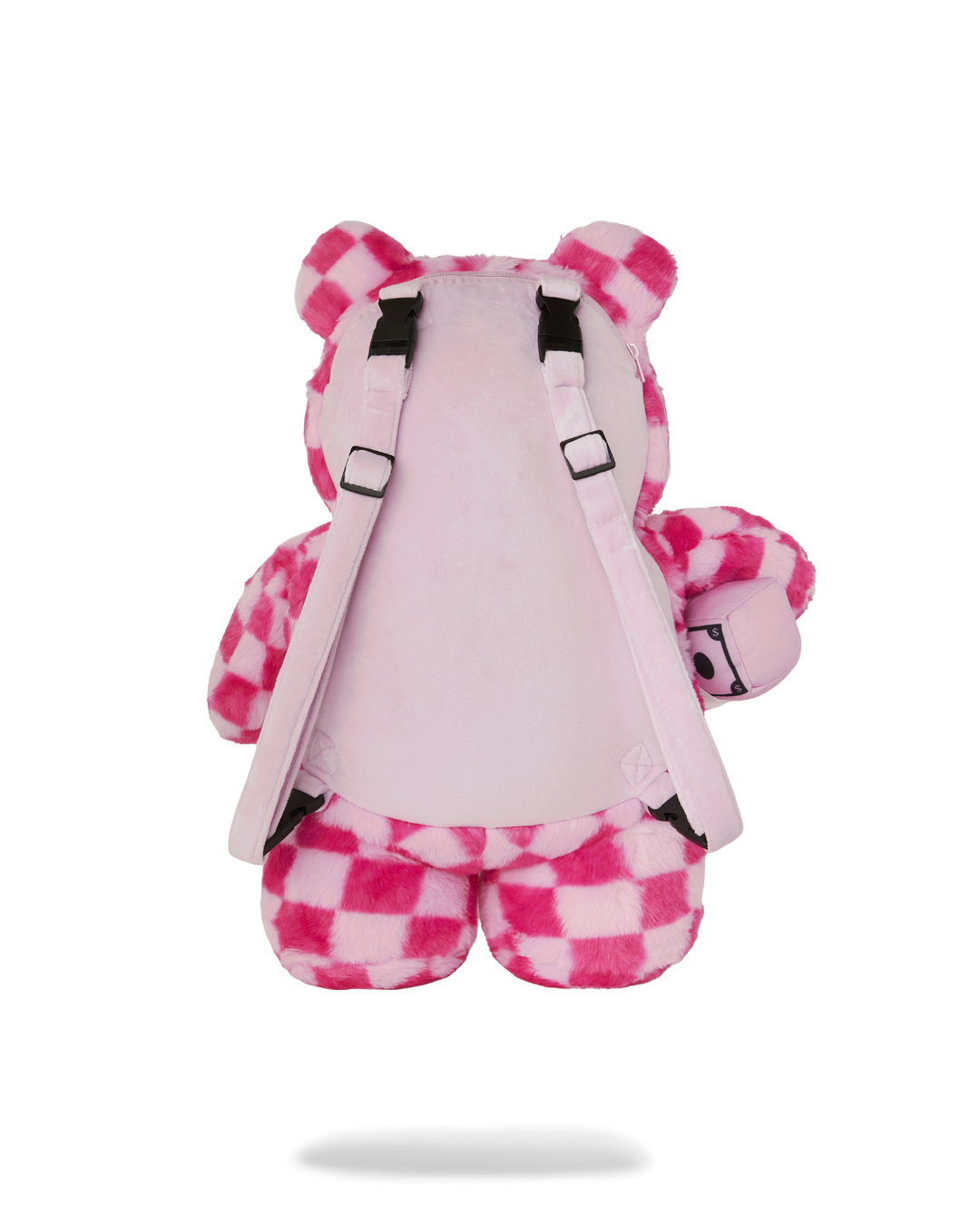 FURZILLA SHARK (PINK CHECK) MONEYBEAR BACKPACK - Image 7