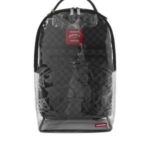 CLEAR DLX BACKPACK - CHECKED OUT (GRAY BLK CHECK)