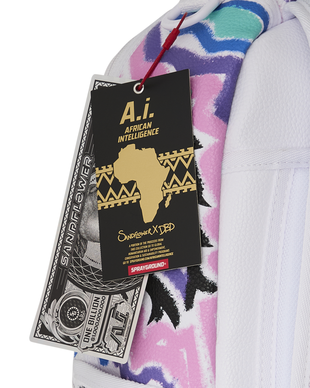 A.I. AFRICAN INTELLIGENCE MOTIVATED MOTION BACKPACK - SANDFLOWER COLLAB - Image 14