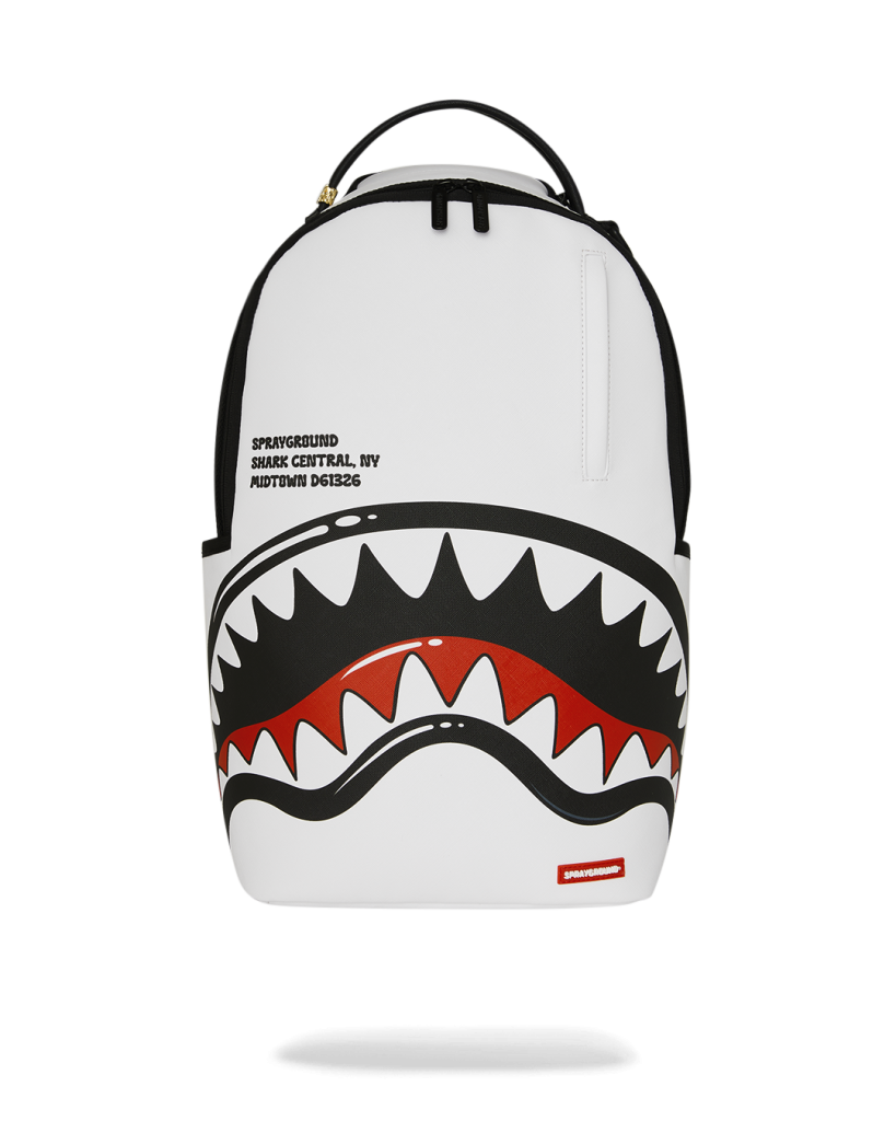 SHARK CENTRAL BUBBLE SHARK (WHT) BACKPACK