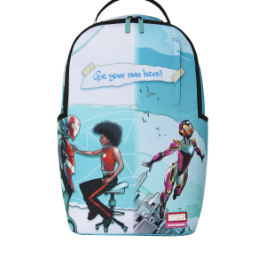 MARVEL IRON HEART OFFICIAL COLLAB - BE YOUR OWN HERO BACKPACK
