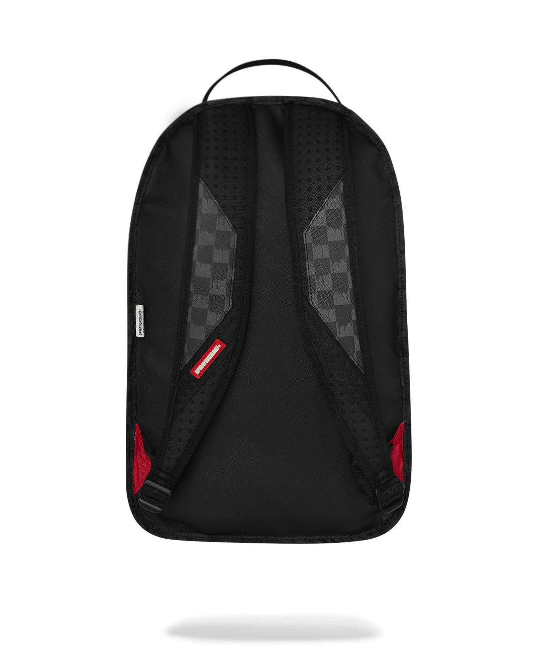 REVERSE MODE - PURPLE VELOUR TO BLACK CHECK BACKPACK - Image 6