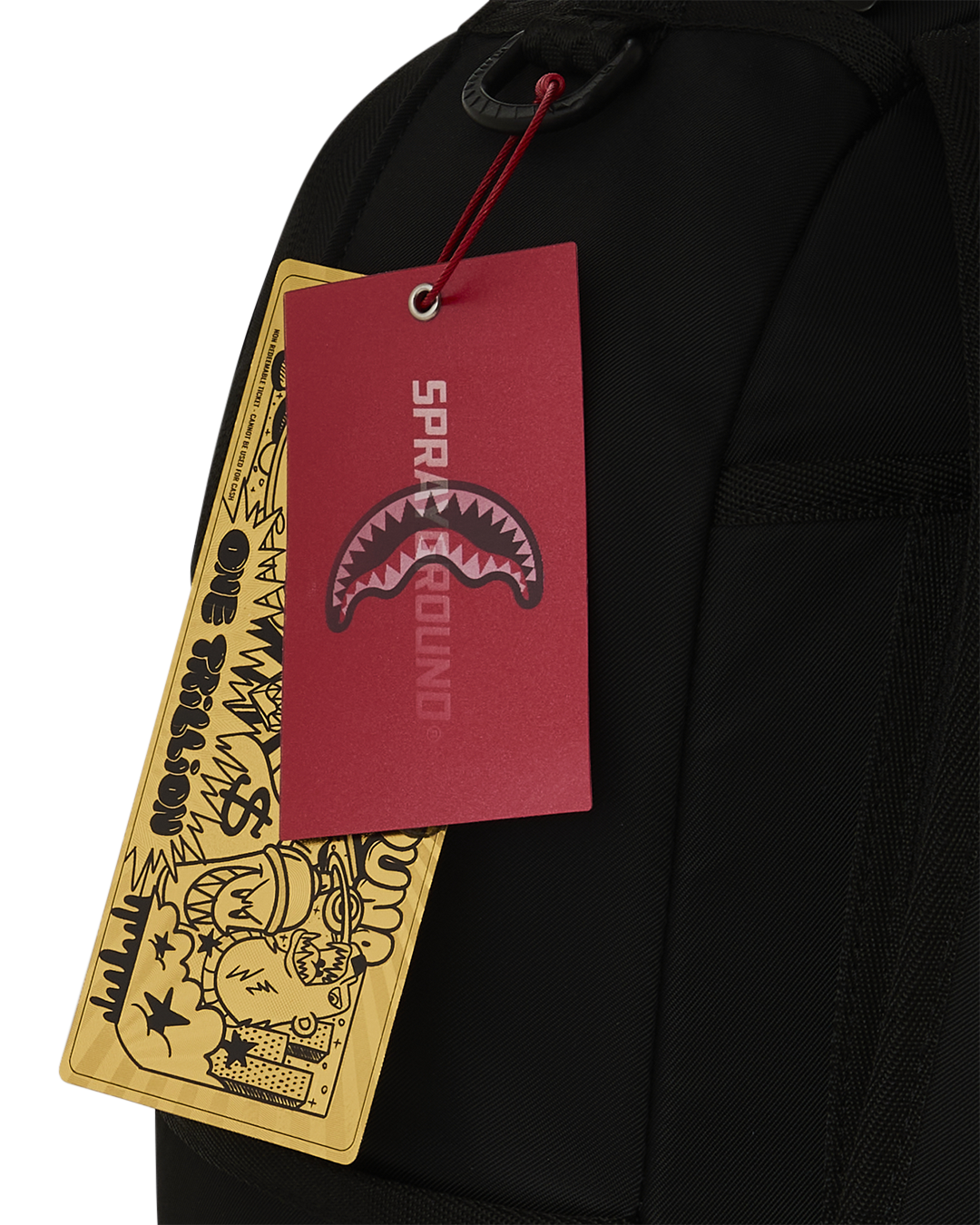 SHARK CENTRAL 2 - BLACK WHITE BACKPACK - Image 12