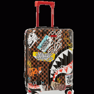 SHARKS IN PARIS THE RIZZ SHARKNAUTICS HARDSHELL CARRY-ON LUGGAGE
